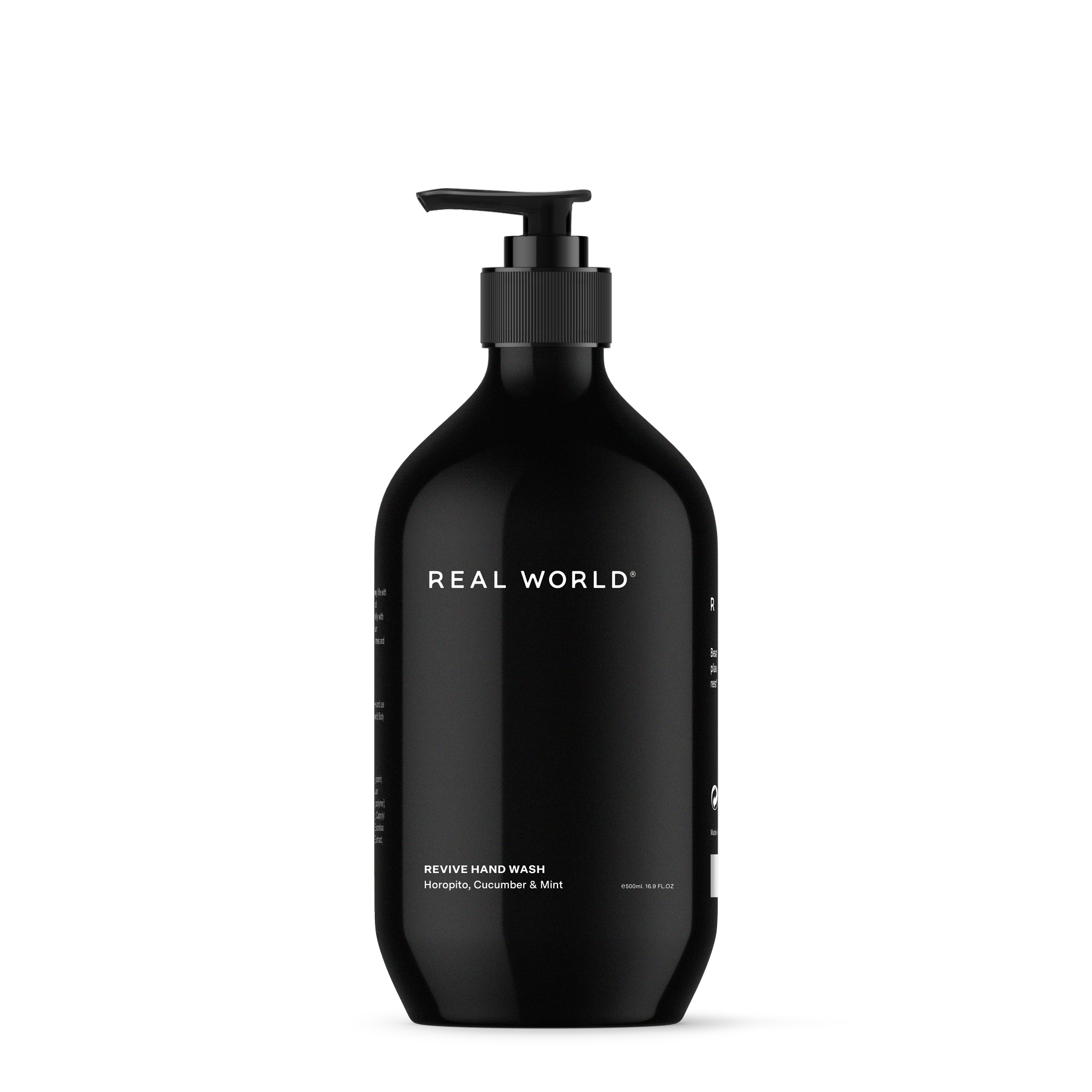 Real World Revive Hand Wash - Horopito, Cucumber & Mint 500ml
